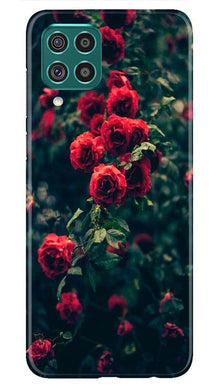 Red Rose Mobile Back Case for Samsung Galaxy F62 (Design - 66)