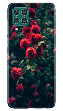 Red Rose Mobile Back Case for Samsung Galaxy M12 (Design - 66)