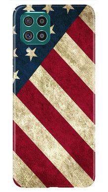 America Mobile Back Case for Samsung Galaxy F62 (Design - 79)