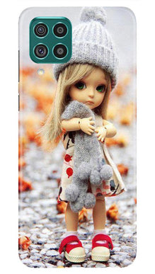 Cute Doll Mobile Back Case for Samsung Galaxy M12 (Design - 93)