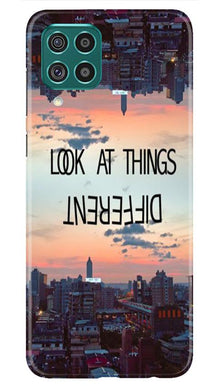 Look at things different Mobile Back Case for Samsung Galaxy M12 (Design - 99)