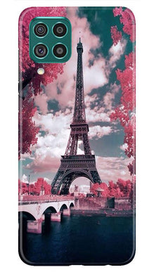 Eiffel Tower Mobile Back Case for Samsung Galaxy F22  (Design - 101)