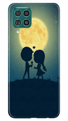Love Couple Mobile Back Case for Samsung Galaxy A12  (Design - 109)