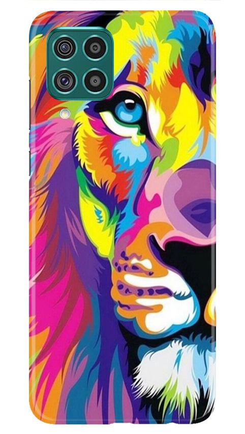 Colorful Lion Case for Samsung Galaxy F62(Design - 110)