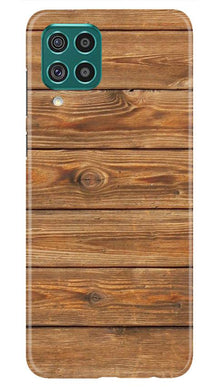 Wooden Look Mobile Back Case for Samsung Galaxy M12  (Design - 113)