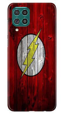 Flash Superhero Mobile Back Case for Samsung Galaxy F62  (Design - 116)