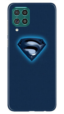 Superman Superhero Mobile Back Case for Samsung Galaxy F62  (Design - 117)