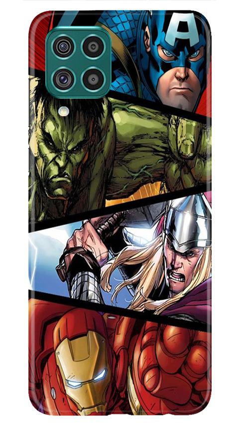 Avengers Superhero Case for Samsung Galaxy F62  (Design - 124)