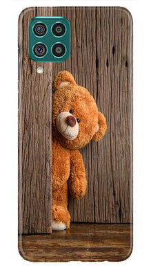 Cute Beer Mobile Back Case for Samsung Galaxy F62  (Design - 129)