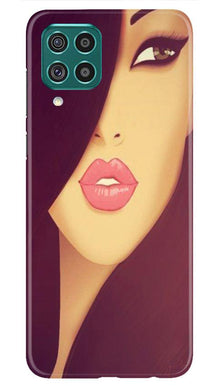 Girlish Mobile Back Case for Samsung Galaxy F62  (Design - 130)