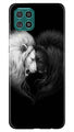 Dark White Lion Case for Samsung Galaxy M32  (Design - 140)