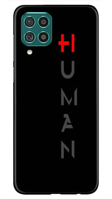 Human Mobile Back Case for Samsung Galaxy F62  (Design - 141)