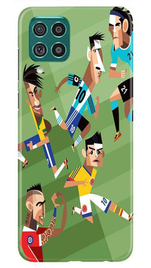 Football Mobile Back Case for Samsung Galaxy A12  (Design - 166)
