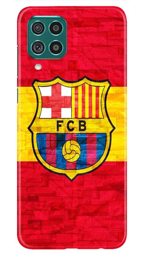 FCB Football Case for Samsung Galaxy F62  (Design - 174)