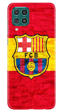 FCB Football Mobile Back Case for Samsung Galaxy F22  (Design - 174)