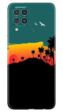 Sky Trees Mobile Back Case for Samsung Galaxy F62 (Design - 191)
