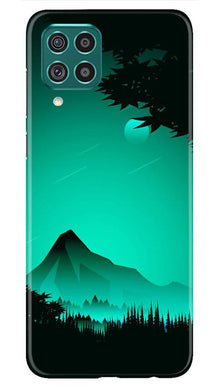 Moon Mountain Mobile Back Case for Samsung Galaxy F22 (Design - 204)