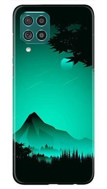 Moon Mountain Mobile Back Case for Samsung Galaxy A12 (Design - 204)