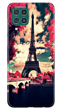 Eiffel Tower Mobile Back Case for Samsung Galaxy F22 (Design - 212)