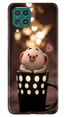 Cute Bunny Mobile Back Case for Samsung Galaxy F62 (Design - 213)