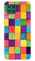 Colorful Square Case for Samsung Galaxy F62 (Design No. 218)