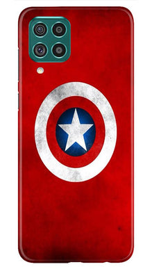 Captain America Mobile Back Case for Samsung Galaxy F62 (Design - 249)