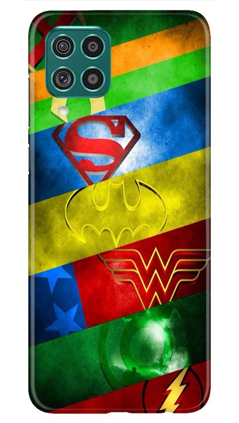 Superheros Logo Case for Samsung Galaxy F22 (Design No. 251)