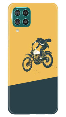 Bike Lovers Mobile Back Case for Samsung Galaxy F22 (Design - 256)