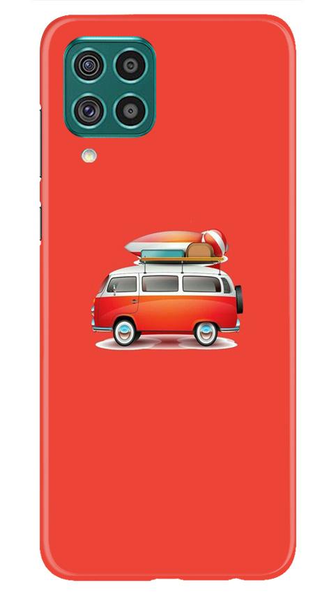 Travel Bus Case for Samsung Galaxy F62 (Design No. 258)