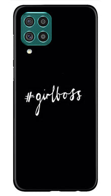 #GirlBoss Mobile Back Case for Samsung Galaxy A12 (Design - 266)