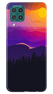 Sun Set Mobile Back Case for Samsung Galaxy F62 (Design - 279)