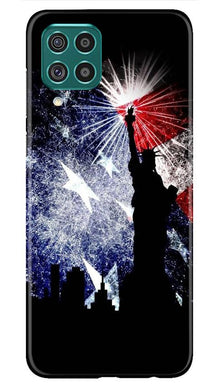 Statue of Unity Mobile Back Case for Samsung Galaxy F22 (Design - 294)