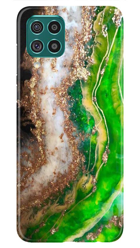 Marble Texture Mobile Back Case for Samsung Galaxy F62 (Design - 307)
