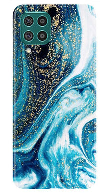 Marble Texture Mobile Back Case for Samsung Galaxy F62 (Design - 308)