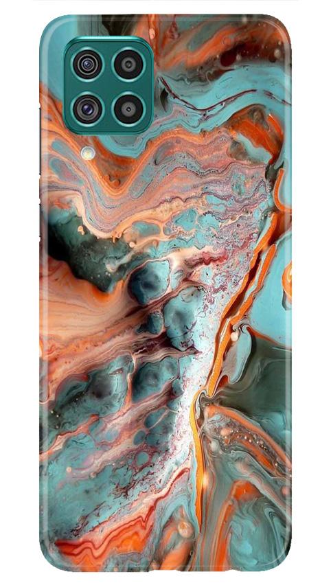 Marble Texture Mobile Back Case for Samsung Galaxy F62 (Design - 309)