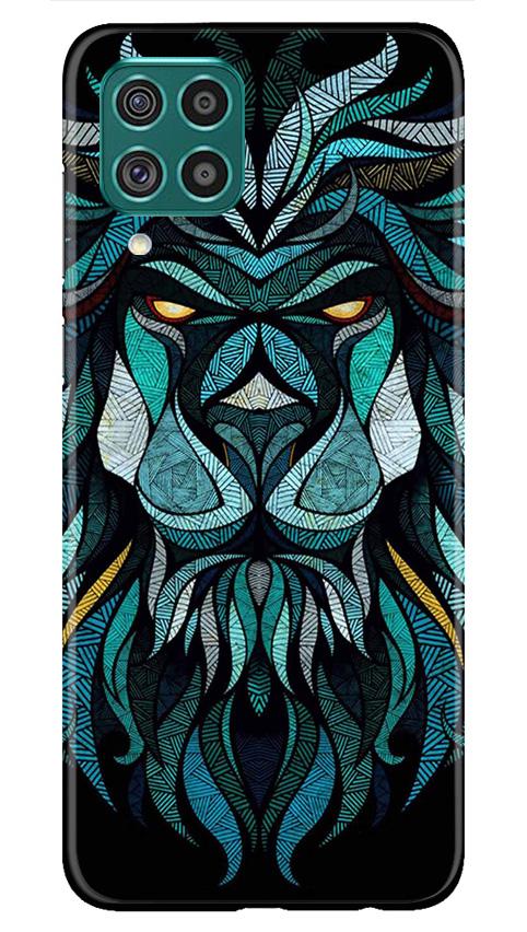 Lion Mobile Back Case for Samsung Galaxy F22 (Design - 314)