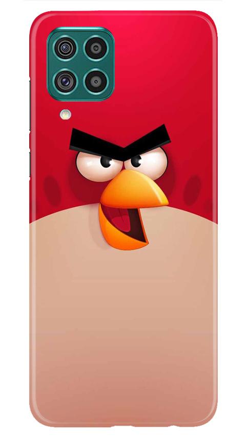 Angry Bird Red Mobile Back Case for Samsung Galaxy F62 (Design - 325)