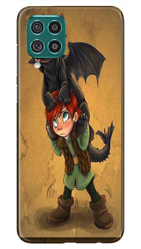 Dragon Mobile Back Case for Samsung Galaxy F62 (Design - 336)