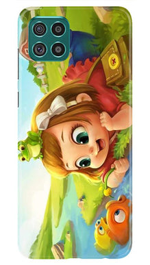 Baby Girl Mobile Back Case for Samsung Galaxy A12 (Design - 339)