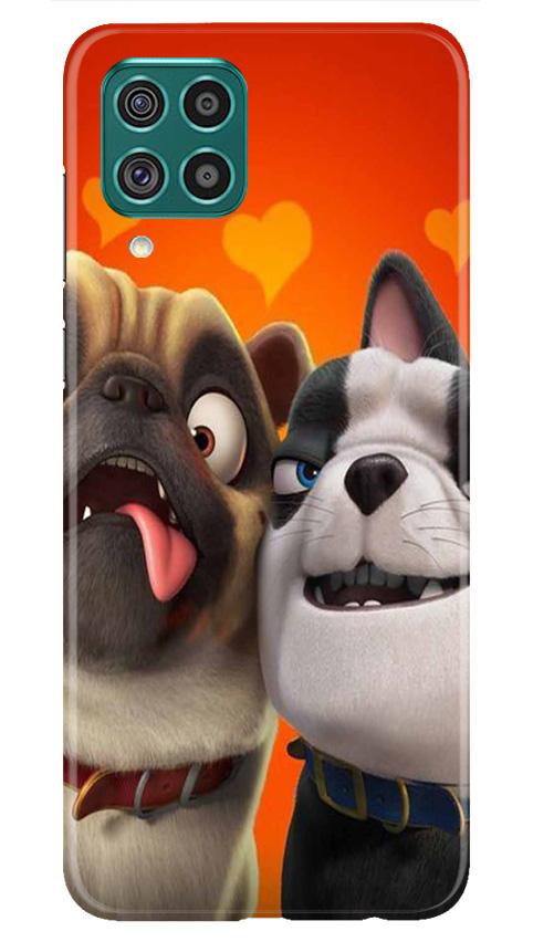 Dog Puppy Mobile Back Case for Samsung Galaxy A12 (Design - 350)