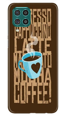 Love Coffee Mobile Back Case for Samsung Galaxy F62 (Design - 351)