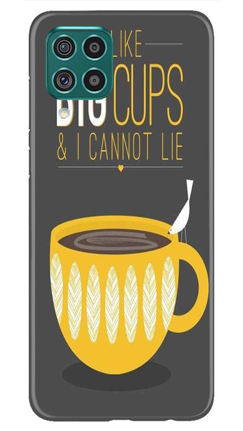 Big Cups Coffee Mobile Back Case for Samsung Galaxy F62 (Design - 352)