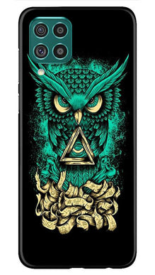 Owl Mobile Back Case for Samsung Galaxy A12 (Design - 358)