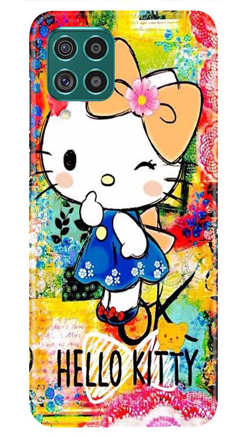 Hello Kitty Mobile Back Case for Samsung Galaxy F22 (Design - 362)