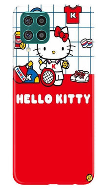 Hello Kitty Mobile Back Case for Samsung Galaxy F62 (Design - 363)