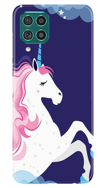 Unicorn Mobile Back Case for Samsung Galaxy F62 (Design - 365)