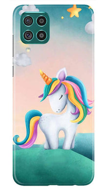 Unicorn Mobile Back Case for Samsung Galaxy F62 (Design - 366)
