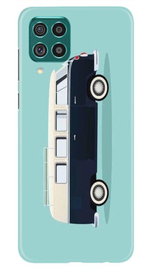 Travel Bus Mobile Back Case for Samsung Galaxy F62 (Design - 379)