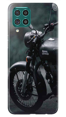 Royal Enfield Mobile Back Case for Samsung Galaxy F62 (Design - 380)