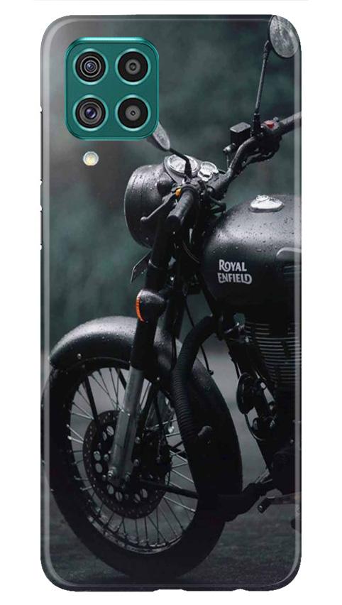 Royal Enfield Mobile Back Case for Samsung Galaxy A12 (Design - 380)